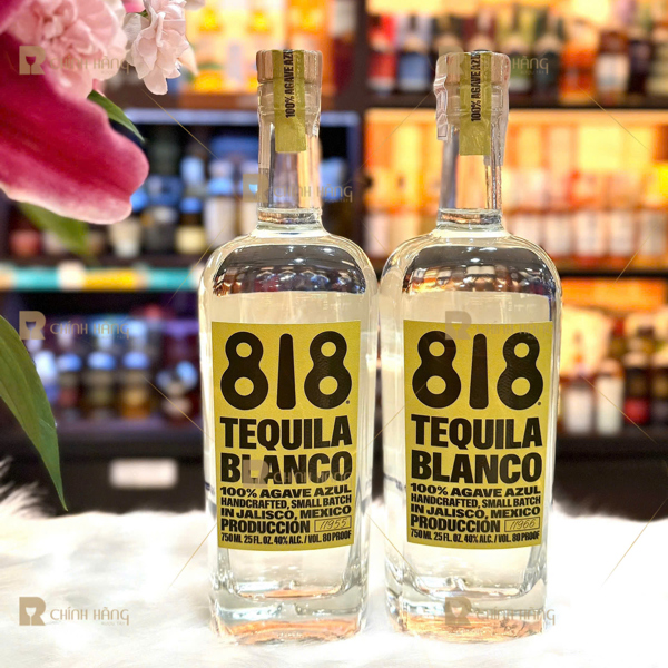 Tequila 818 Blanco 750 ml - hình mô tả 2