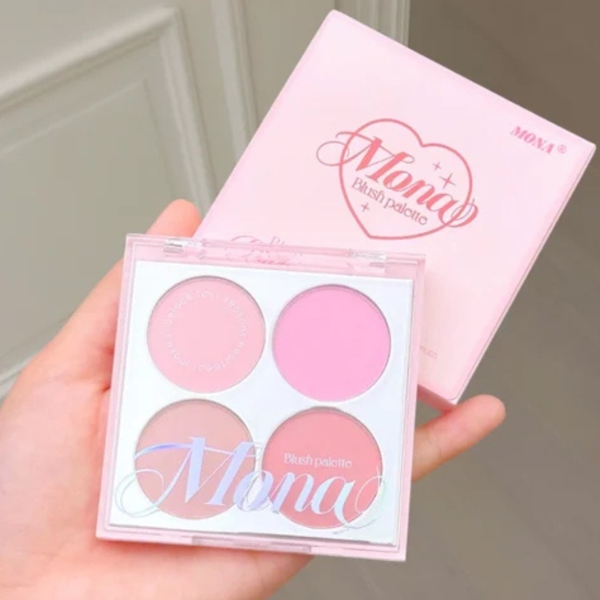 MONA Má Hồng Blush Palette 4 Ô - 01