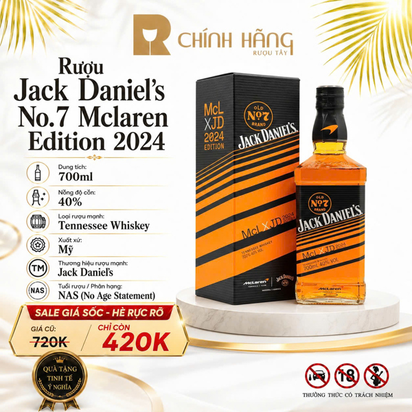 Jack Daniel's No.7 Mclaren Edition 2024