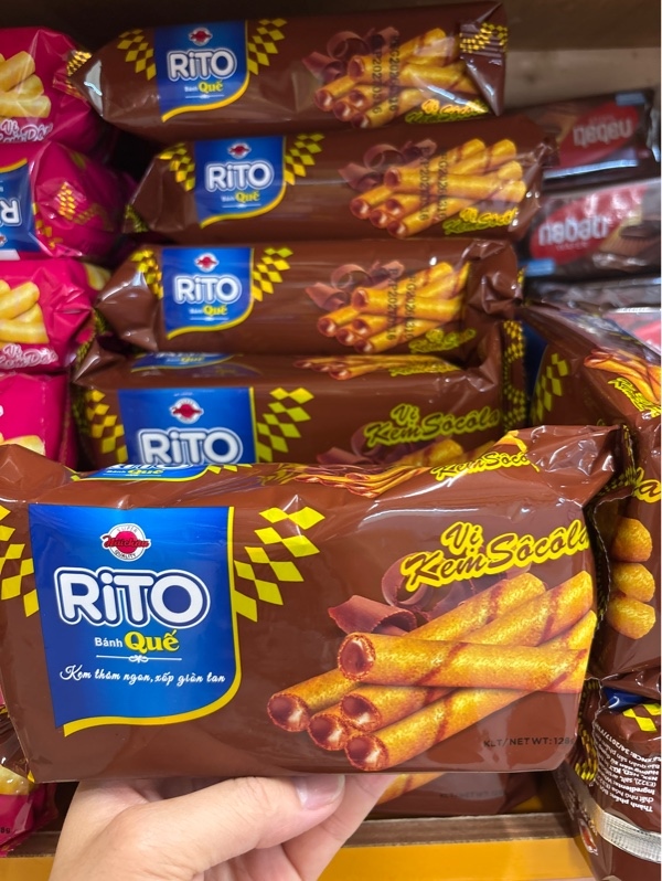 Bánh quế rito vị socola 128g x 32
