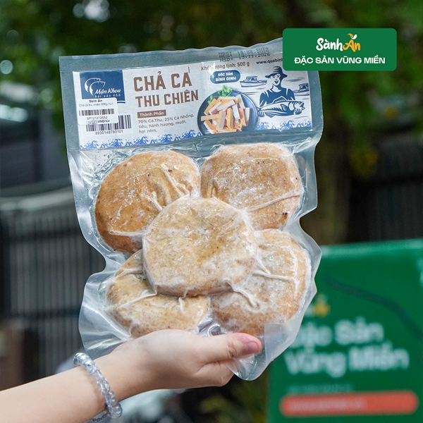 Chả cá thu chiên 500g