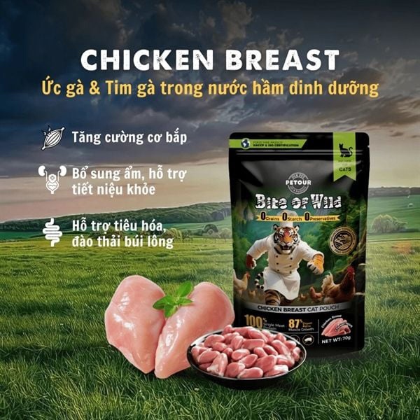 Pate Bite Of Wild gói 70G