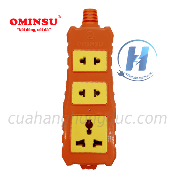 Ổ Cắm Điện 3 Lỗ Không Dây Lõi Sứ 6500W Q6500C OMINSU