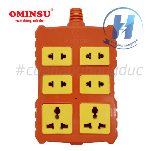 Ổ Cắm Điện 6 Lỗ Không Dây Lõi Sứ 6500W 6Q6500C OMINSU
