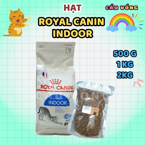 [Hỏa Tốc] Hạt Cho Mèo Lớn Indoor Royal Canin 400g / 1kg / 2kg