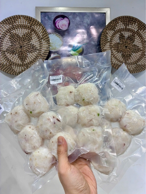 CHẢ MỰC nguyên chất, ướp gia vị nhẹ