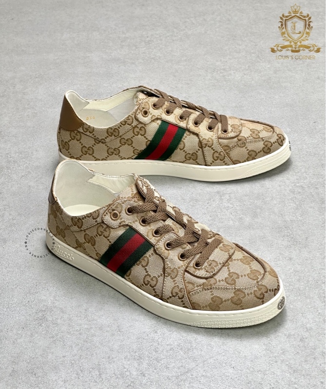 Sneaker Gucci stretch low top GG canvas