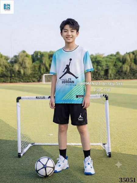 35051-Set Bộ TH Jordan 23 Loang Xanh