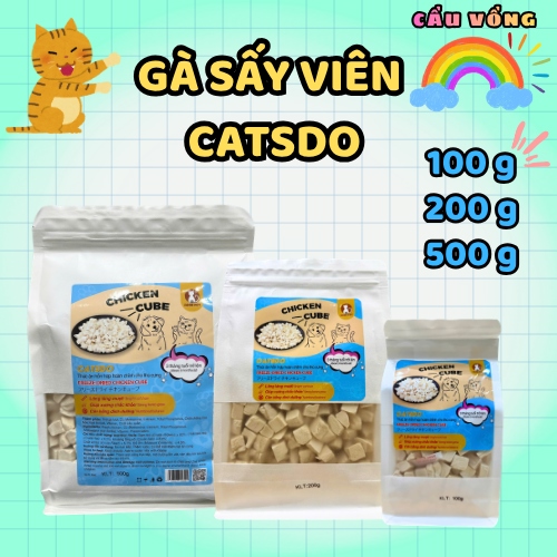 [Hỏa Tốc] Túi lớn_Viên Gà sấy khô cho chó mèo
