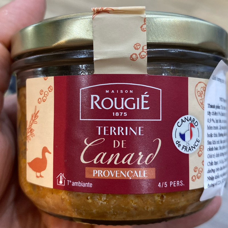 Pate Rougie - Terrine De Canard Provencia 180 gr ( Pate Vịt )