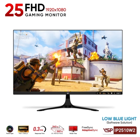 Màn Hình Máy Tính VSP IP 2510W2 25 Inch (FHD / Tấm Nền IPS / 260Hz / HDMI DP )