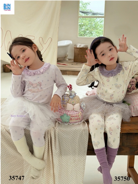 35747- Bộ HHN Ngựa pony tím hoa
