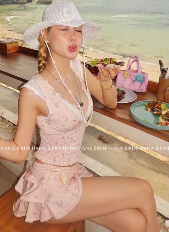 ĐỒ BƠI TIỂU THƯ CAO CẤP - HỒNG