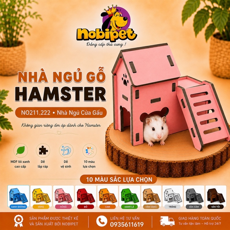 Nhà Ngủ Cửa Gấu Thang Rời