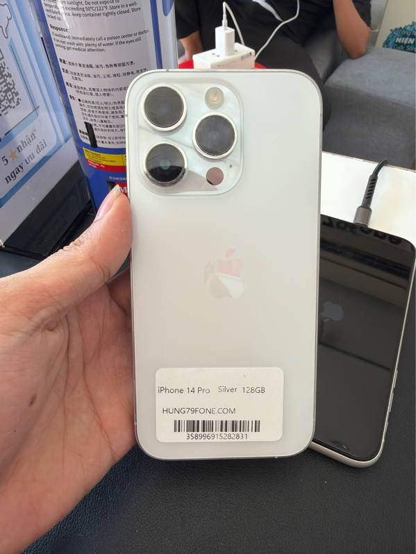 Ip14 pro 128 trắng