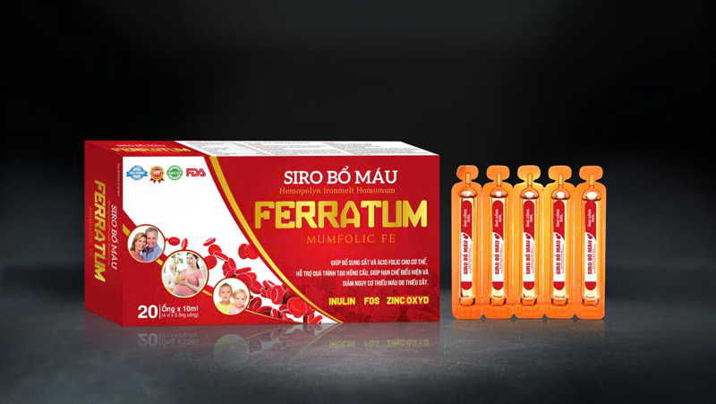 Siro bổ máu Ferratlim 20 ống