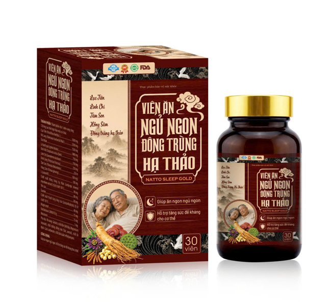 Viên ăn ngủ ngon đông trùng hạ thảo 30v