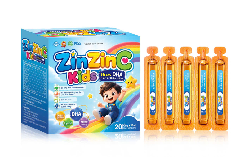 Siro ZinZinc KIDS 20 ống