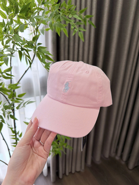 [Thanh Lý] THE ICONIC COTTON CHINO BALL CAP - PINK CANDY (Lỗi Code)