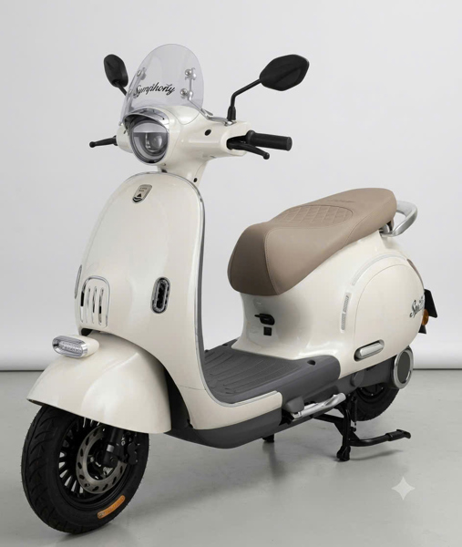 XE GẮN MÁY HAI BÁNH ĐIỆN TAILG R60/MÀU TRẮNG