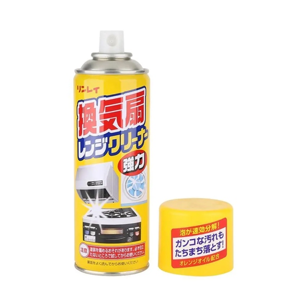 Xịt khử mảng bám dầu mỡ siêu năng Rinrei 330mL