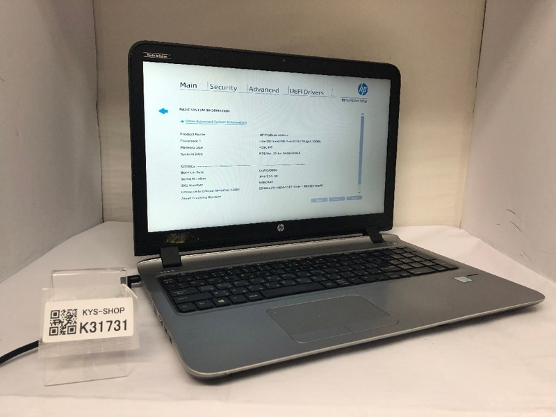 Laptop HP ProBook 450 G3 Core i5-6200U/ 4GB/ 128GB + 300GB/ 15.6" FHD