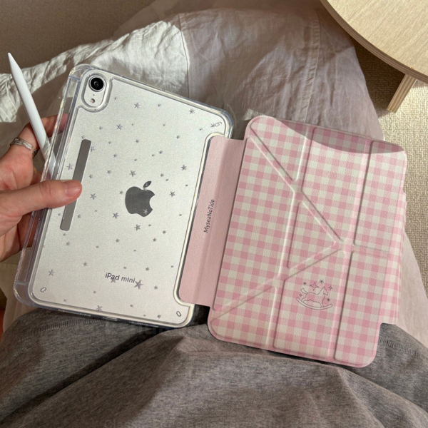 Case Ipad Caro Hồng Ngựa Nhỏ - 10.2 Inch