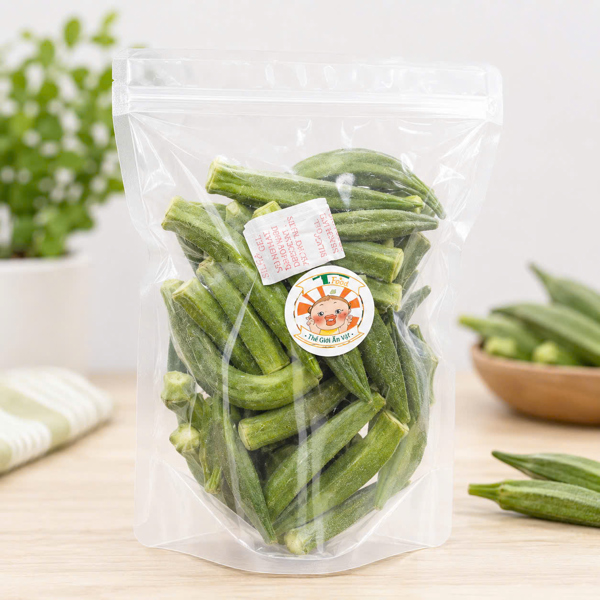 Đậu bắp sấy giòn