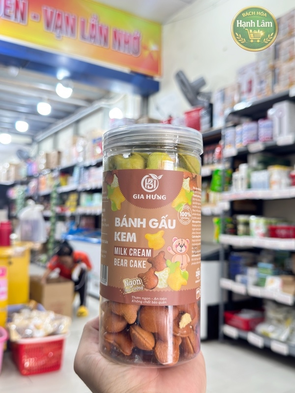Hủ bánh gấu kem Gia Hưng 400g