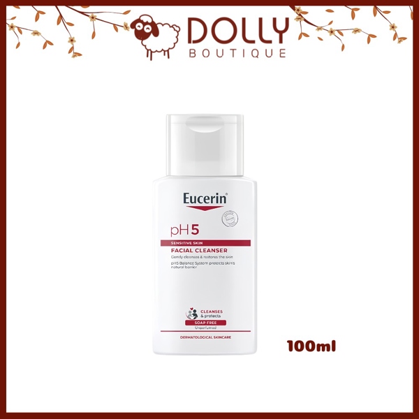 Sữa Rửa Mặt Cho Da Nhạy Cảm Eucerin Facial Cleanser pH5 100ml