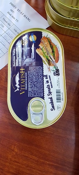 Cá trích hun khói vitafish premium 190g