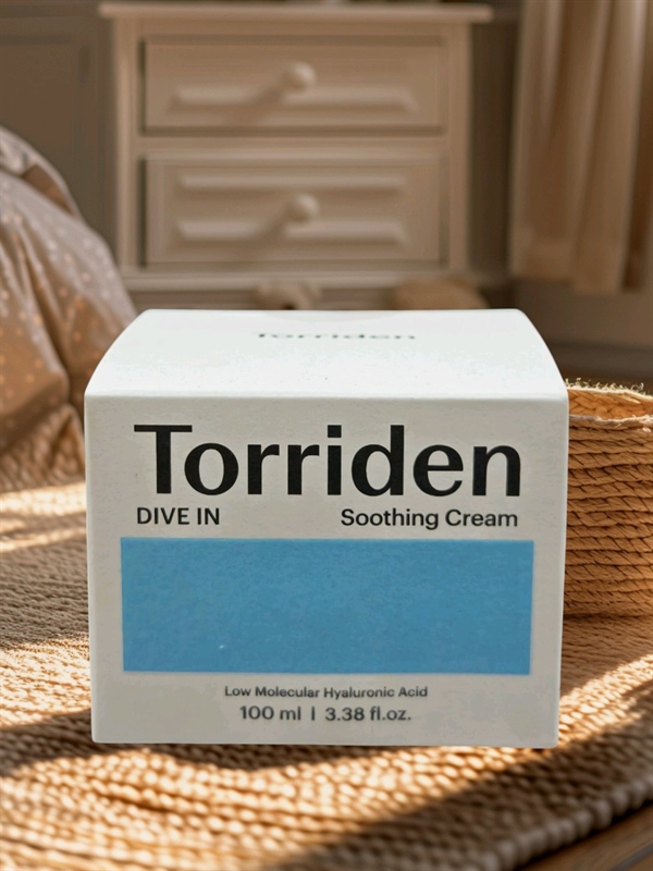 Kem dưỡng Torriden DIVE-IN Low Molecular Hyaluronic Acid Soothing Cream dưỡng ẩm, làm dịu da 100ml