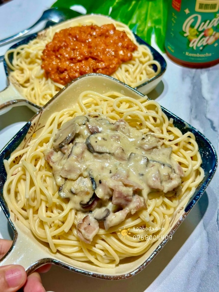 Set Mì Ý Ba Chỉ Sốt Kem Nấm (290G)