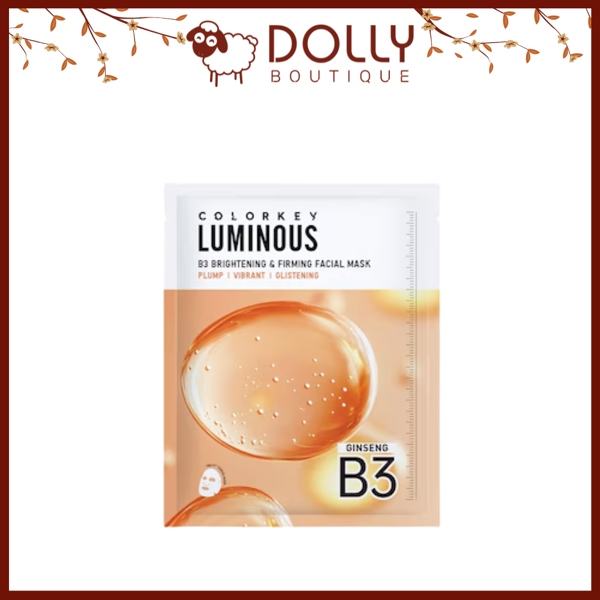 Mặt Nạ Colorkey Luminous B3 Brightening & Firming Facial Mask 30ml