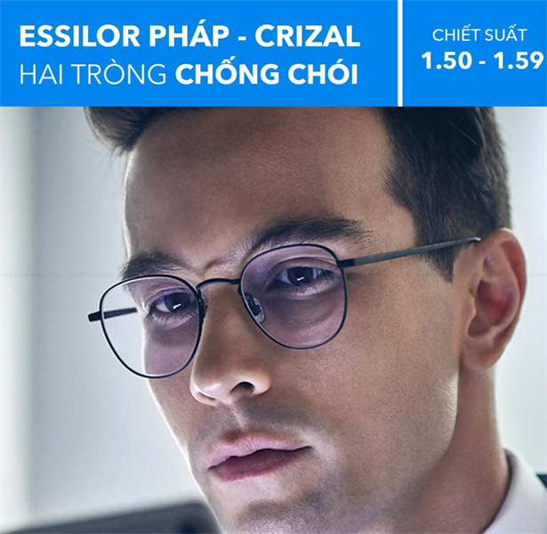 Essilor Pháp 1.50/1.59 Hai tròng Váng phủ MaxAz