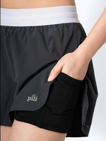 Giền Pickleball - quần short nữ 2 lớp, lớp trong ngắn