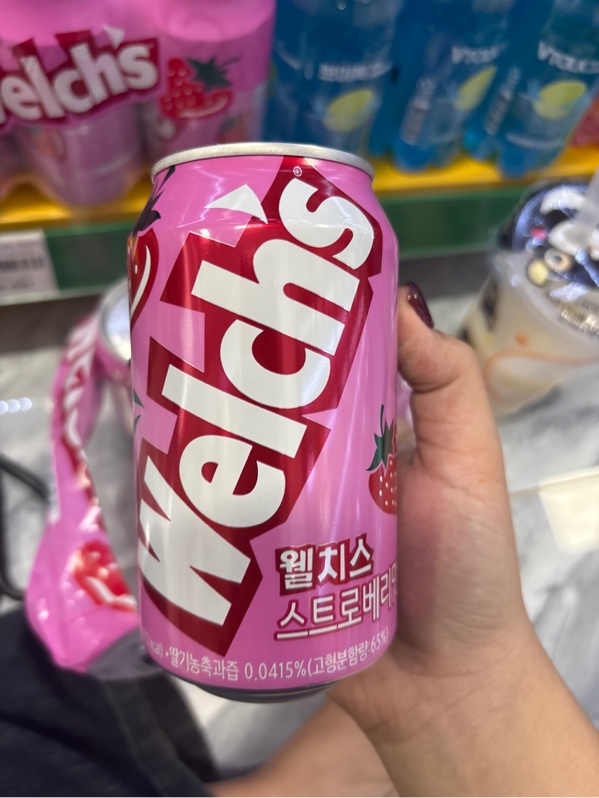 Welchs nước ngọt soda Hàn Quốc Vị dâu