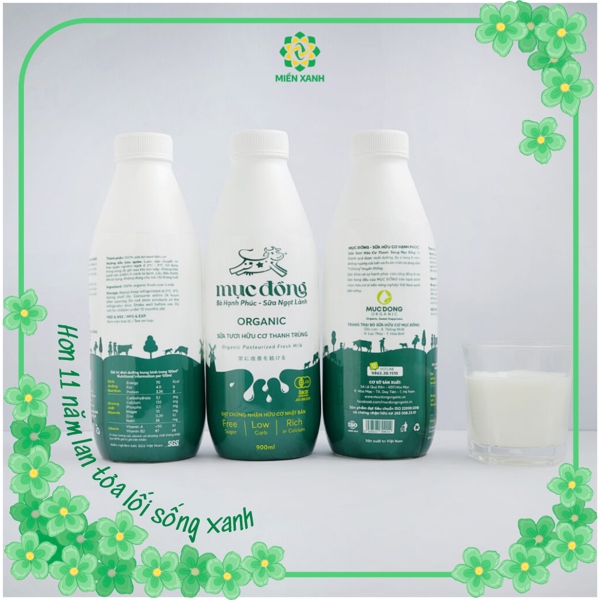 Sữa tươi thanh trùng Mục Đồng 900ml