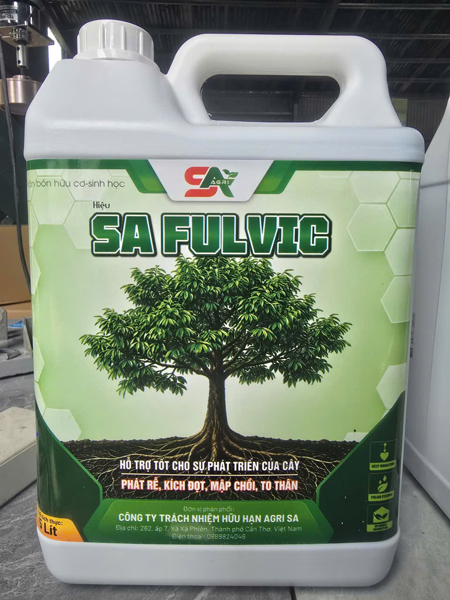 Phân bón hữu cơ Sinh học CHIM YẾN PLATINUM SA FULVIC CAN 5 LÍT