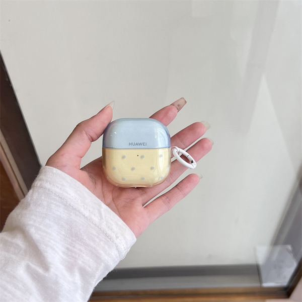 Case Airpod Huawei Vàng Nắp Xanh - 4