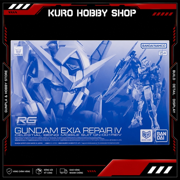 P-Bandai RG 1/144 Gundam Exia Repair IV - Mô hình lắp ráp Bandai