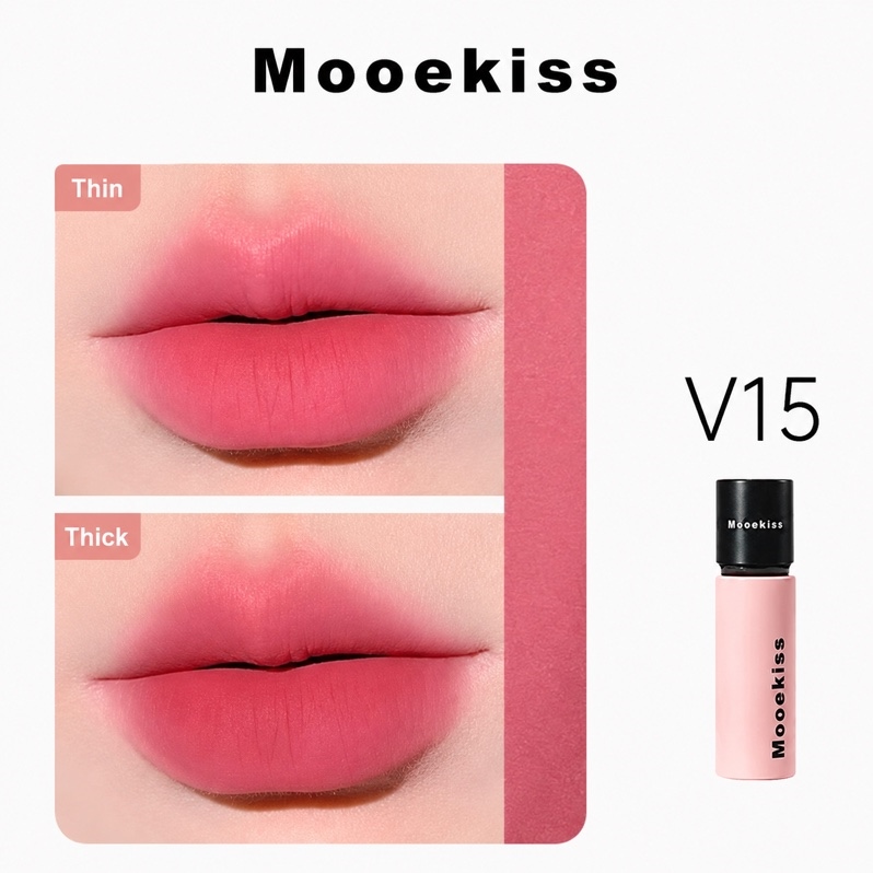 [ Hàng Công Ty ] Son Mooekiss Velvet Lip Mud V15
