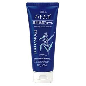 Sữa rửa mặt ngừa mụn Reihaku Hatomugi Medicated Facial Foam 130g