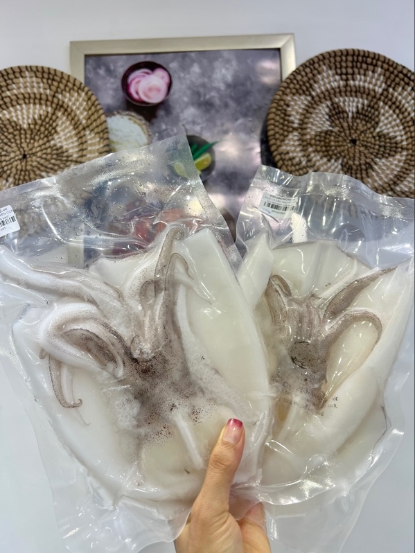 MỰC LÁ CÂU làm sạch
