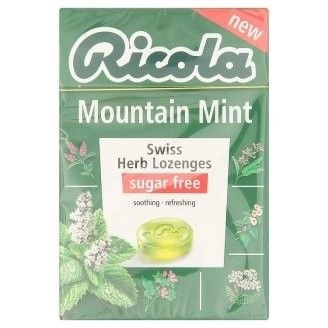 Viên ngậm thảo mộc Ricola Mountain Mint không đường 40g