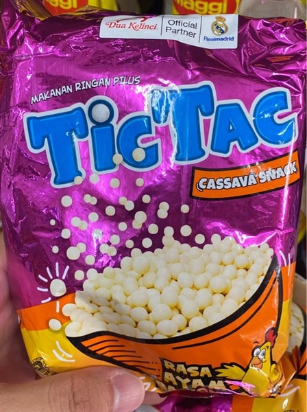 Snack khoai mì vị Gà hành hiệu TicTac 80g