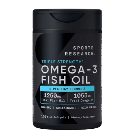 SPORTS RESEARCH OMEGA 3 FISH OIL 150V