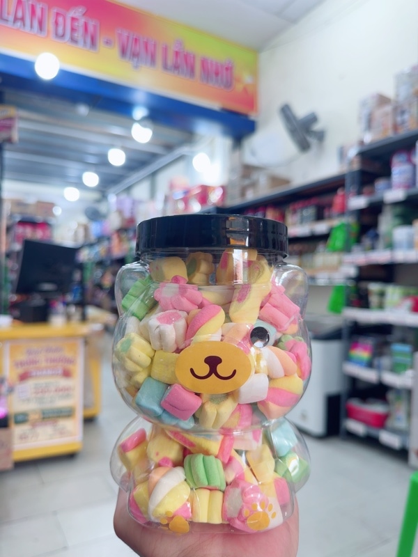 Hủ kẹo bông gấu Marshmallow