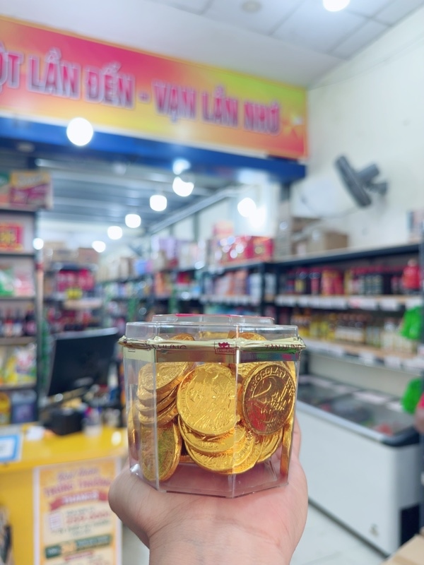 Kẹo socola đồng tiền Tân Hưng 210g