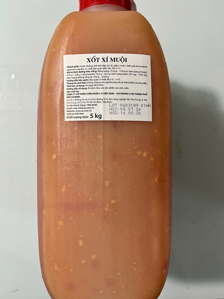 Xốt Đỏ Chua Ngọt CP 5L CH